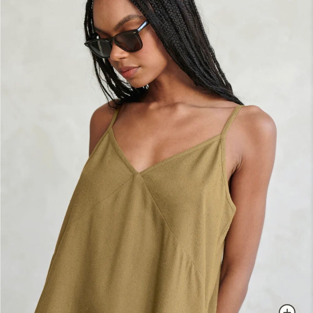 Jenni Kayne Riviera Slip Dress XS Safari